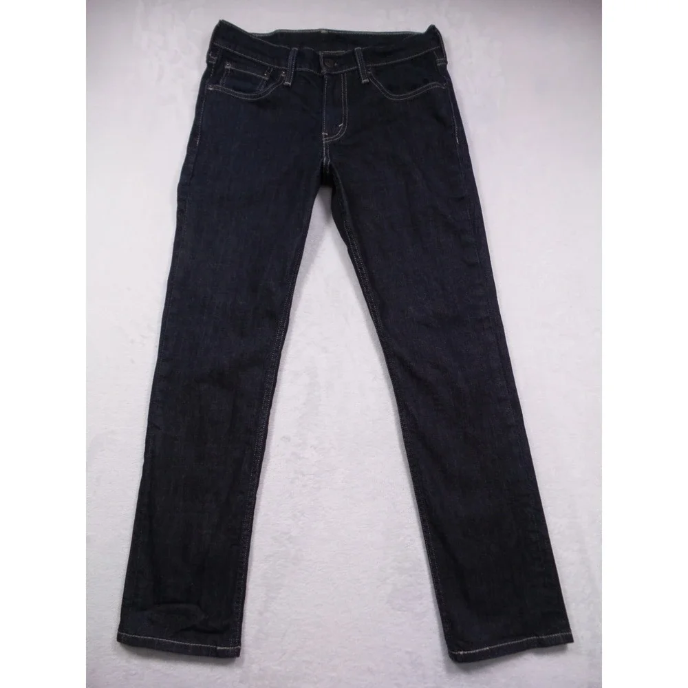 Levis Jeans Mens Size 29 x 30 Blue Denim 511 Slim Fit Dark Wash Low Rise Stretch